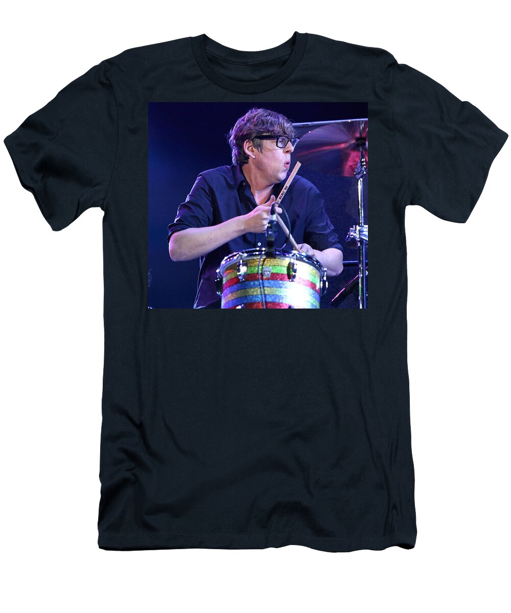 Black Keys - Patrick Carney T-Shirt by Concert Photos - Fine Art