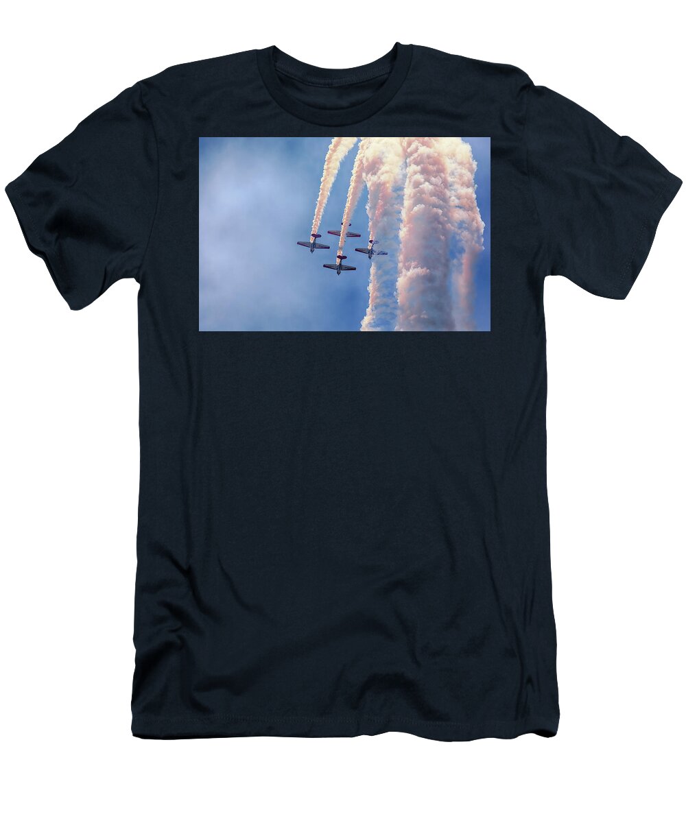 Aeroshell T-Shirt featuring the photograph The Dive by Susan Rissi Tregoning