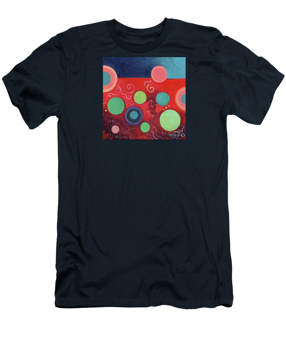 The Joy Of Design L Part 2 By Helena Tiainen T-Shirt featuring the mixed media The Joy of Design L Part 2 by Helena Tiainen