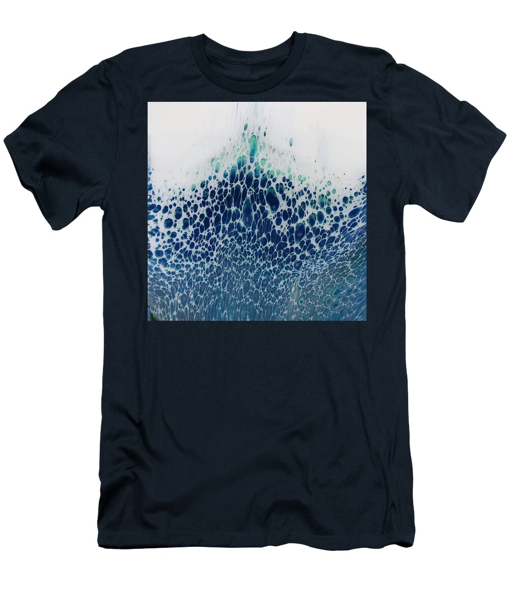 Abstract T-Shirt featuring the painting Tideless Sea by Joanne Grant