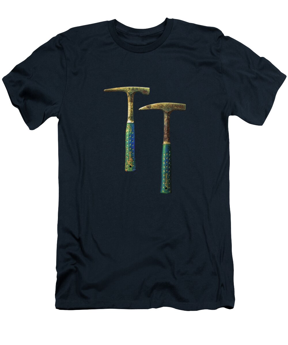 Background T-Shirt featuring the photograph Tools On Wood 65 by YoPedro