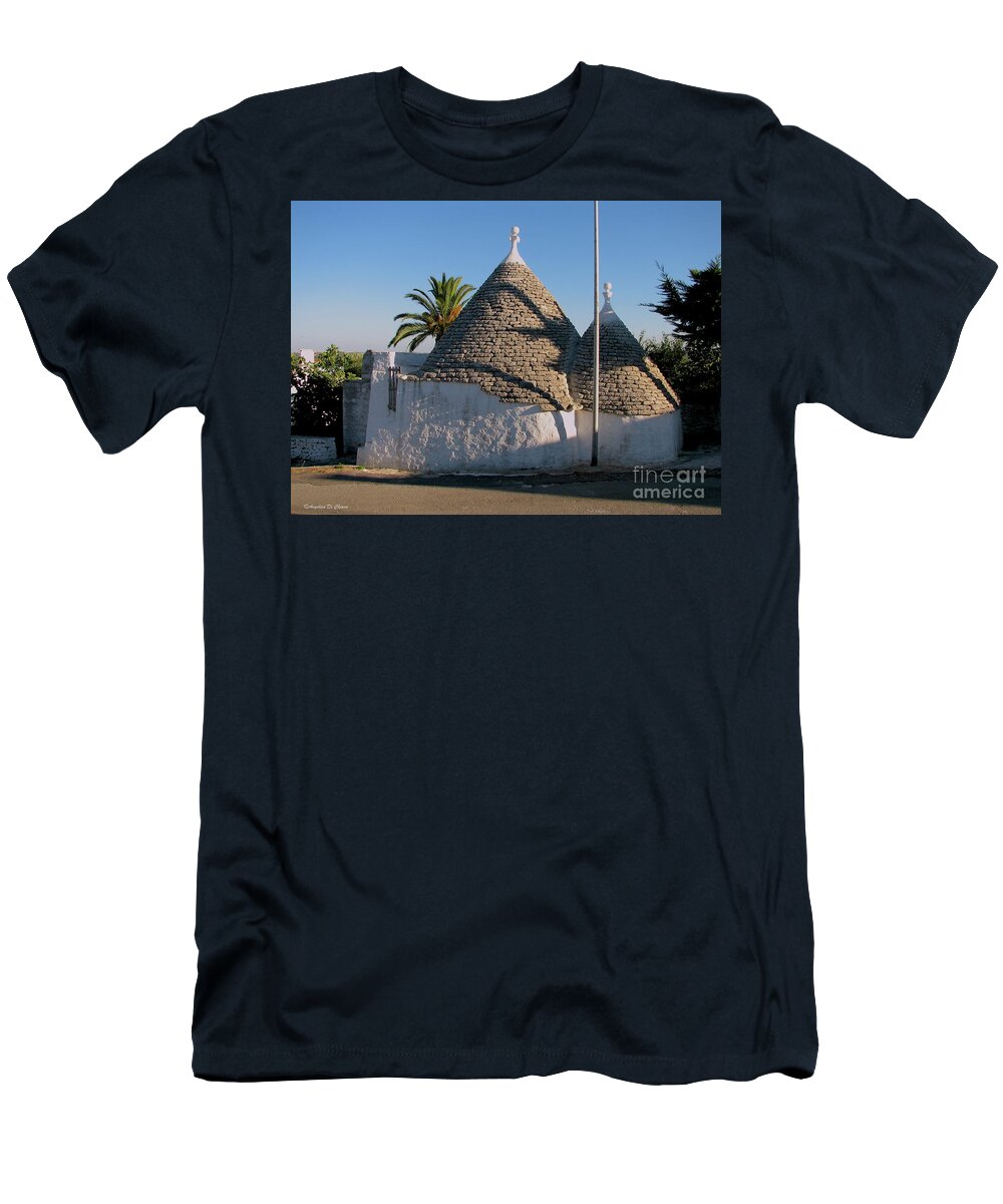 Cityscape T-Shirt featuring the photograph Trullo, Ostuni, Puglia by Italian Art