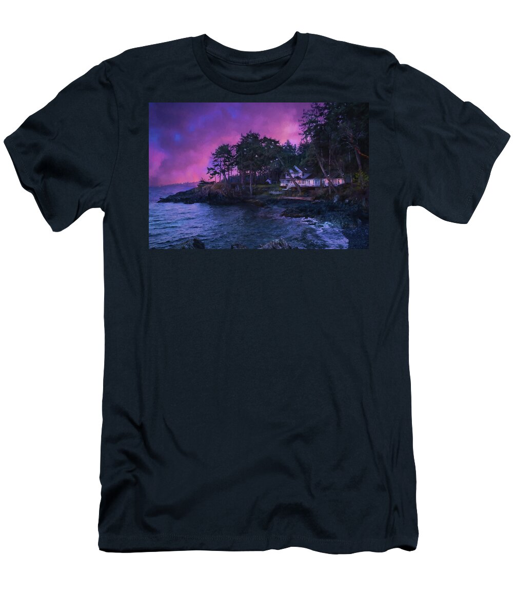 Undreamed Shores T-Shirt featuring the photograph Undreamed Shores - Chesapeake Art by Jordan Blackstone