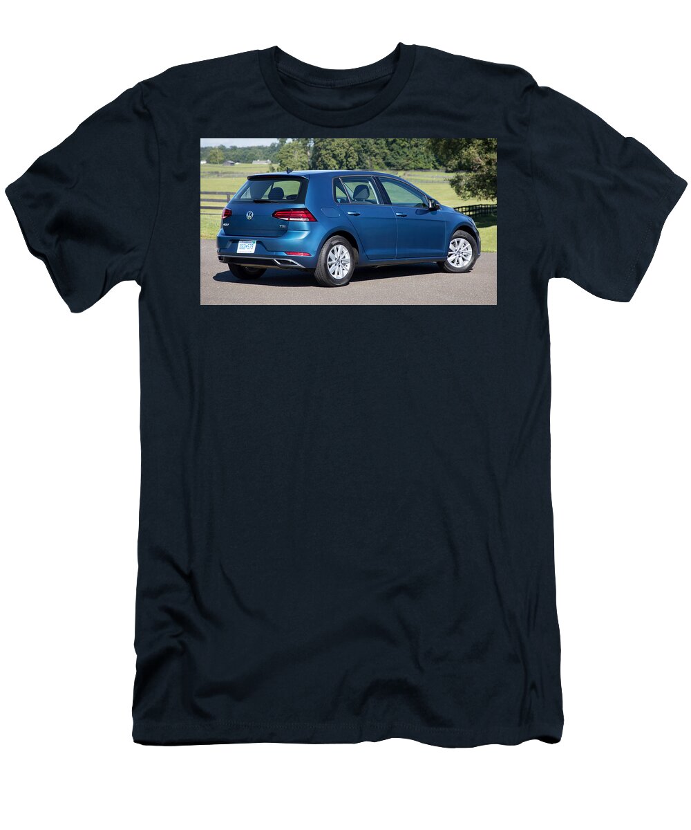 Volkswagen Golf Tsi T-Shirt featuring the digital art Volkswagen Golf TSI by Super Lovely