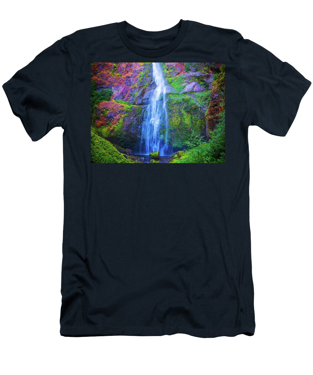 Waterfall T-Shirt featuring the photograph Waterfall 3 by Jason Brooks