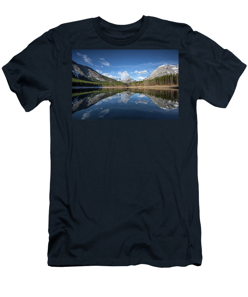 Pond T-Shirt featuring the photograph Wedge Pond reflections by Celine Pollard