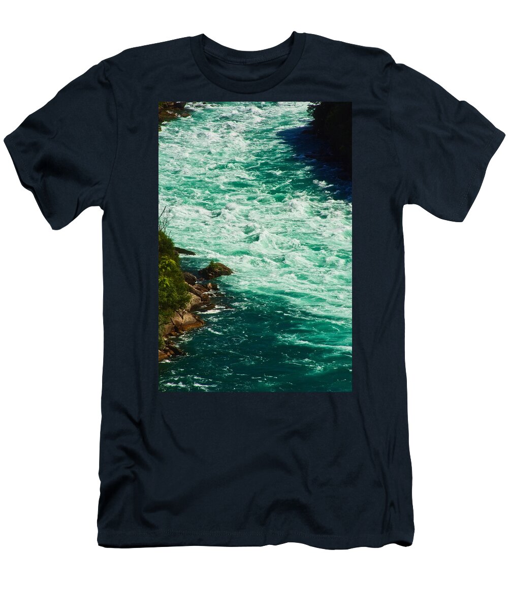 Amercian Falls T-Shirt featuring the photograph Whirlpool by Kathi Isserman