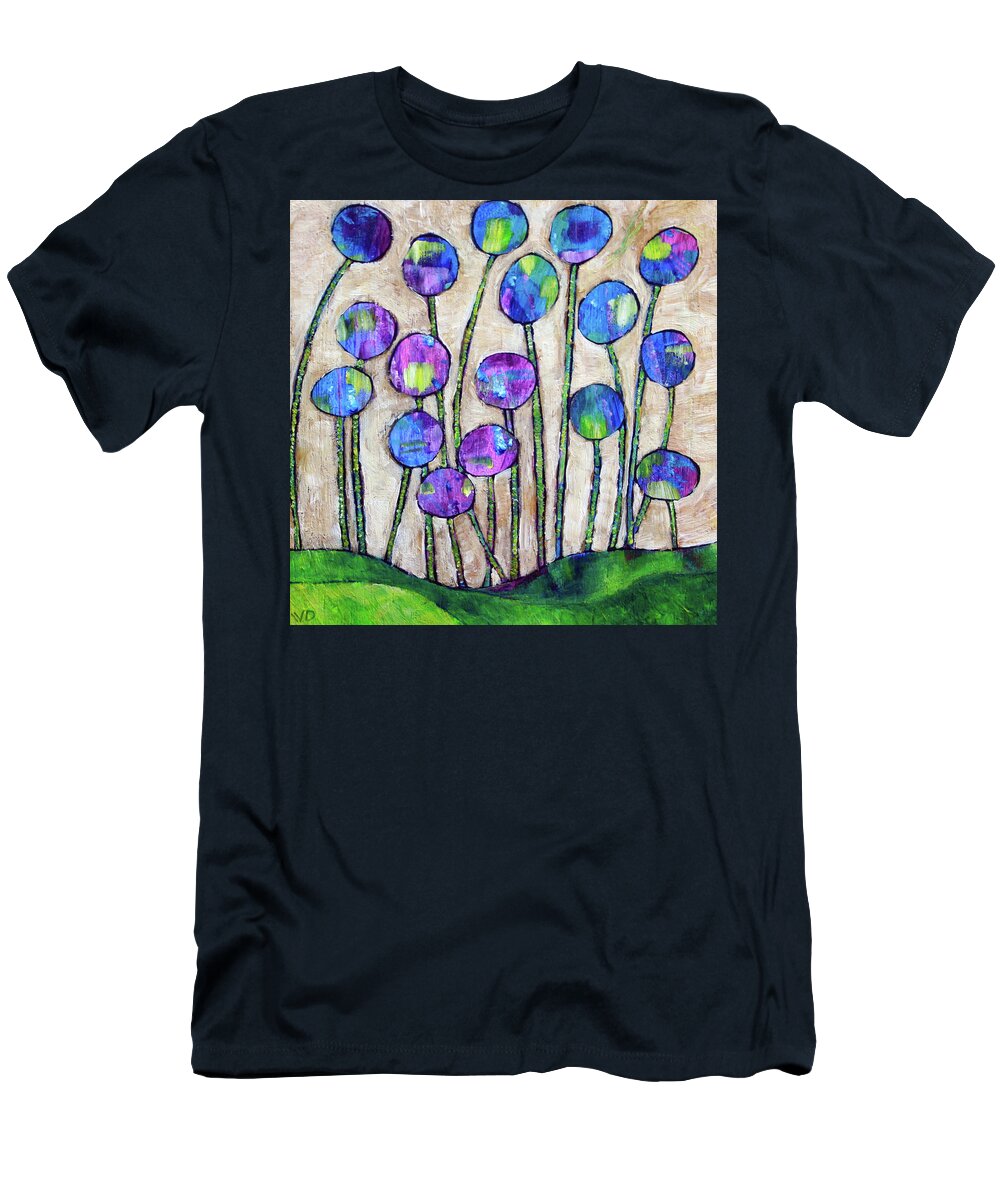 Flowers T-Shirt featuring the painting Wildflowers by Winona's Sunshyne