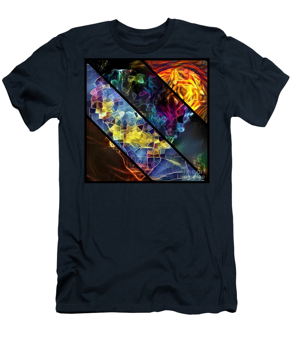 Love T-Shirt featuring the digital art 4 Seasons of Love by Bill King