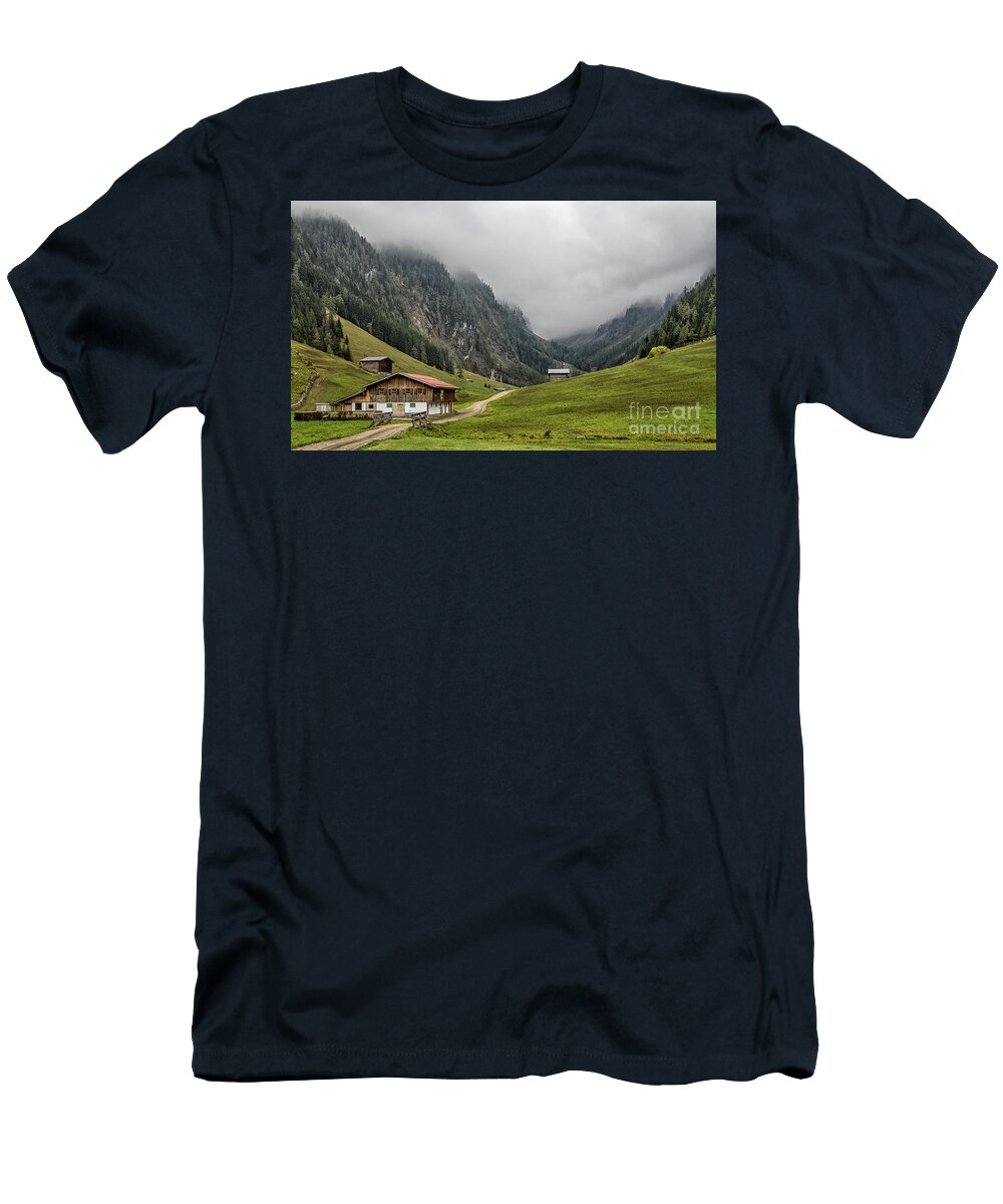 Austria T-Shirt featuring the photograph The Wimmertal in Tirol #2 by Bernd Laeschke