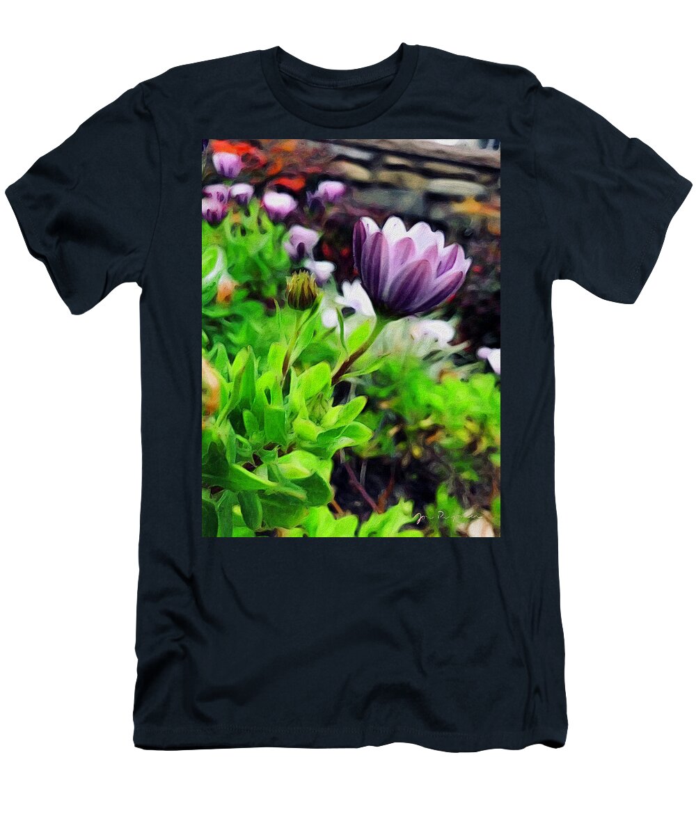 Brushstroke T-Shirt featuring the photograph African Daisy by Jori Reijonen