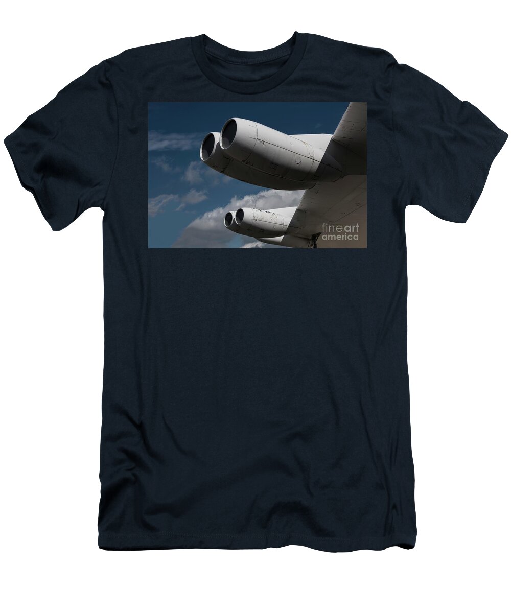 Jon Burch T-Shirt featuring the photograph B-52 Engines by Jon Burch Photography