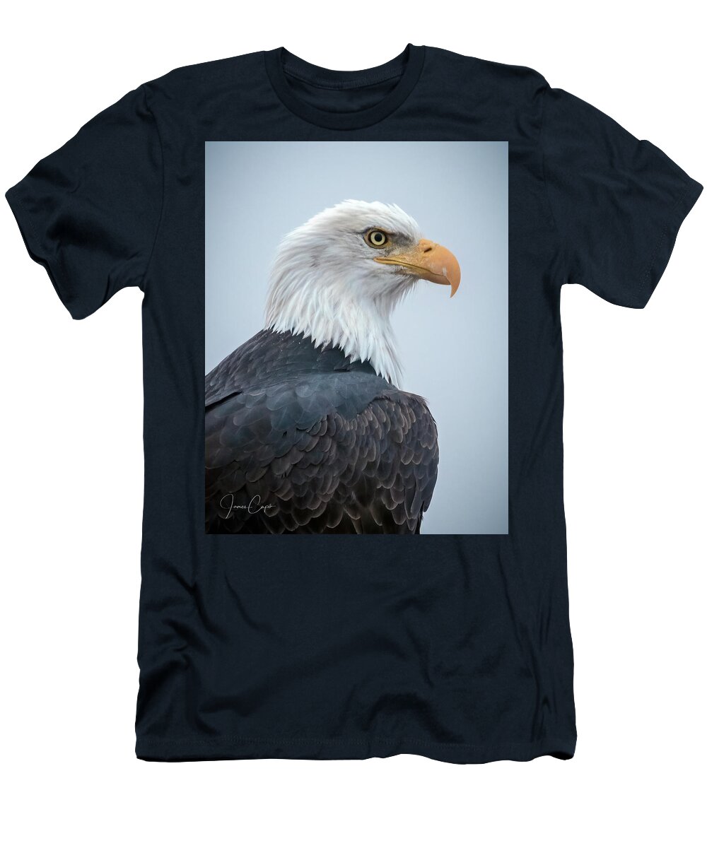 Alaska T-Shirt featuring the photograph Bald Eagle Profile by James Capo