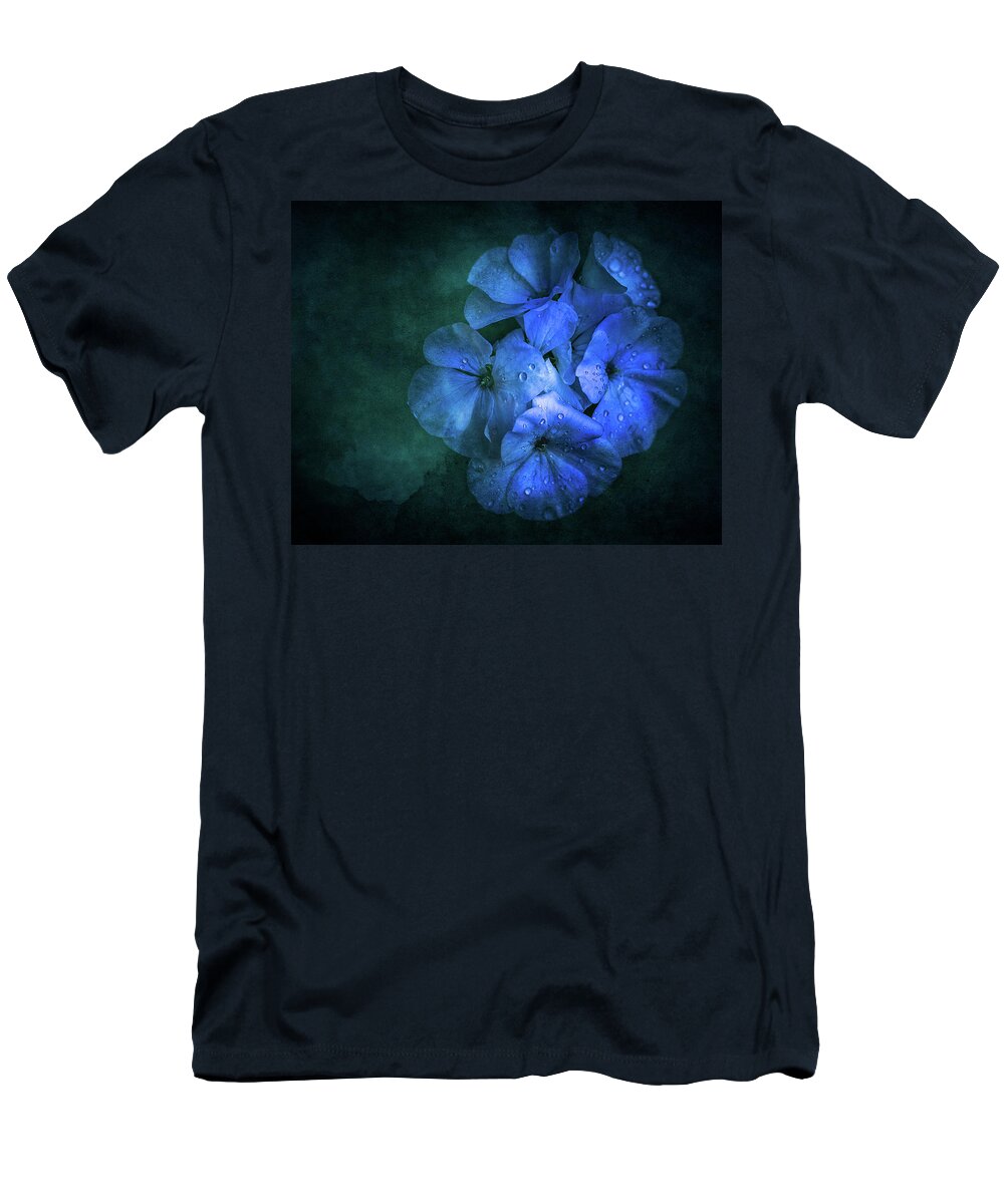 Flower T-Shirt featuring the photograph Blue by Allin Sorenson
