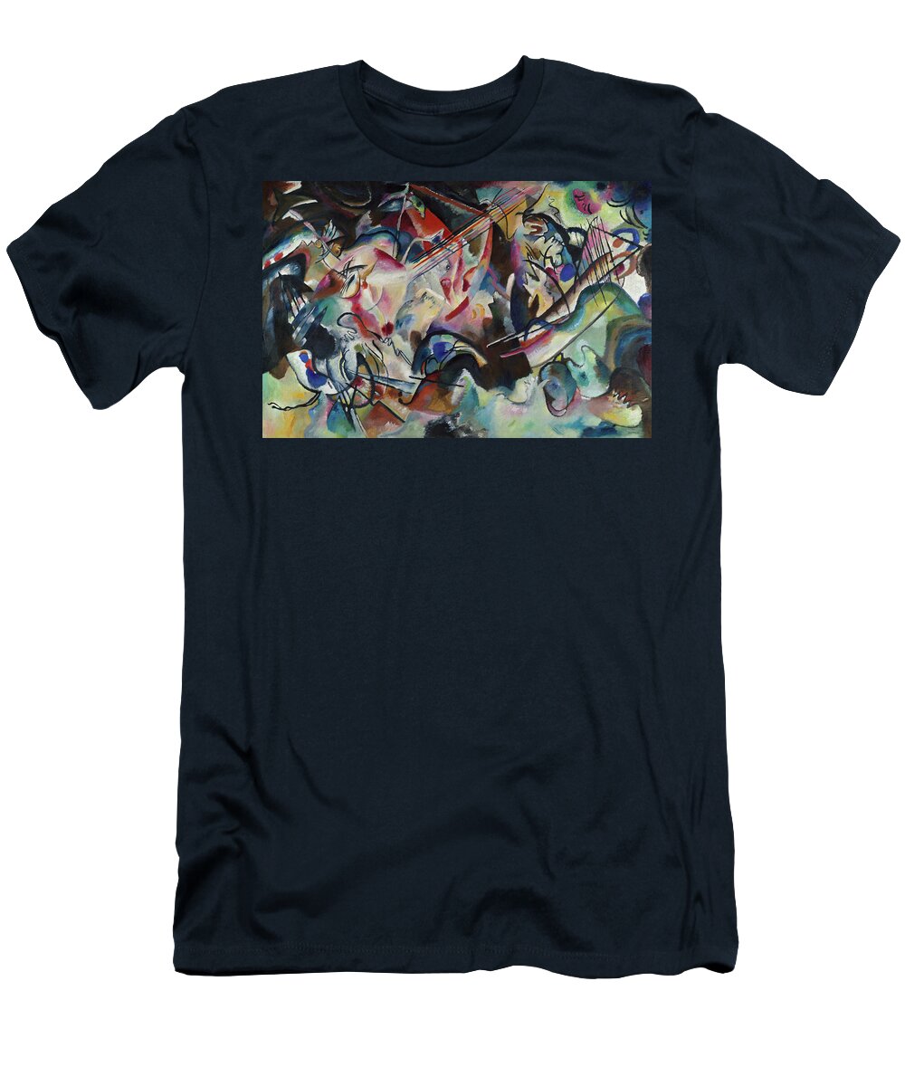 Wassily Kandinsky T-Shirt featuring the painting Composition VI, 1913 by Wassily Kandinsky