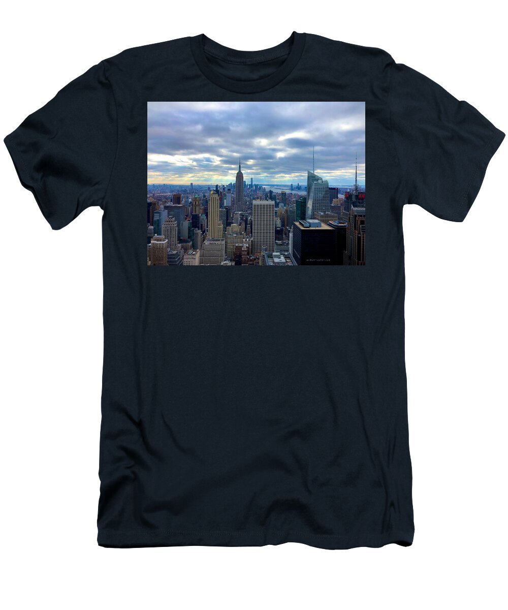 Empire State Building T-Shirt featuring the photograph Empire State by Chris Montcalmo