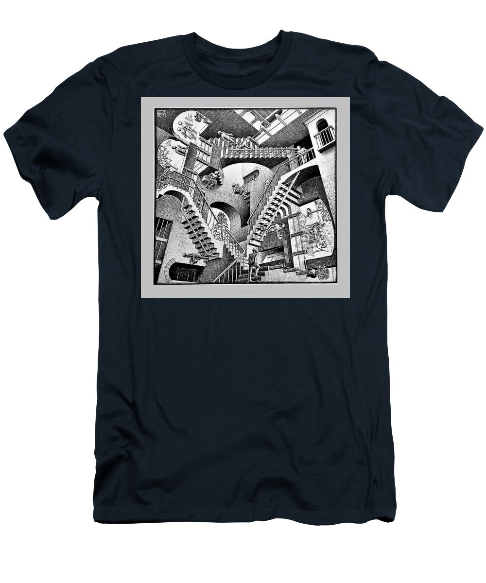Maurits Cornelis Escher T-Shirt featuring the photograph Escher 131 by Rob Hans