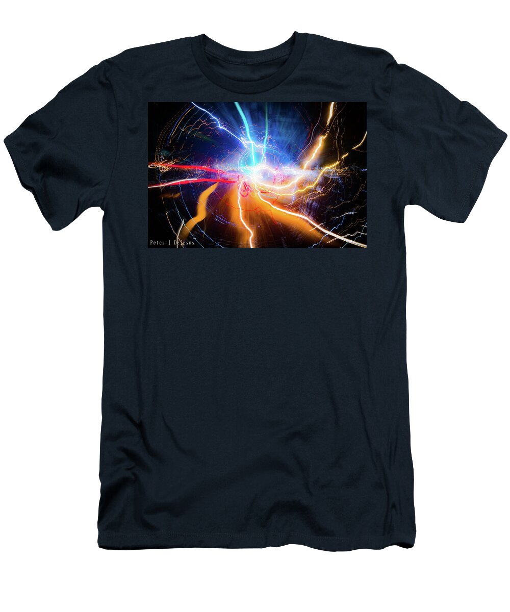  T-Shirt featuring the photograph Fire and Ice by Peter J DeJesus