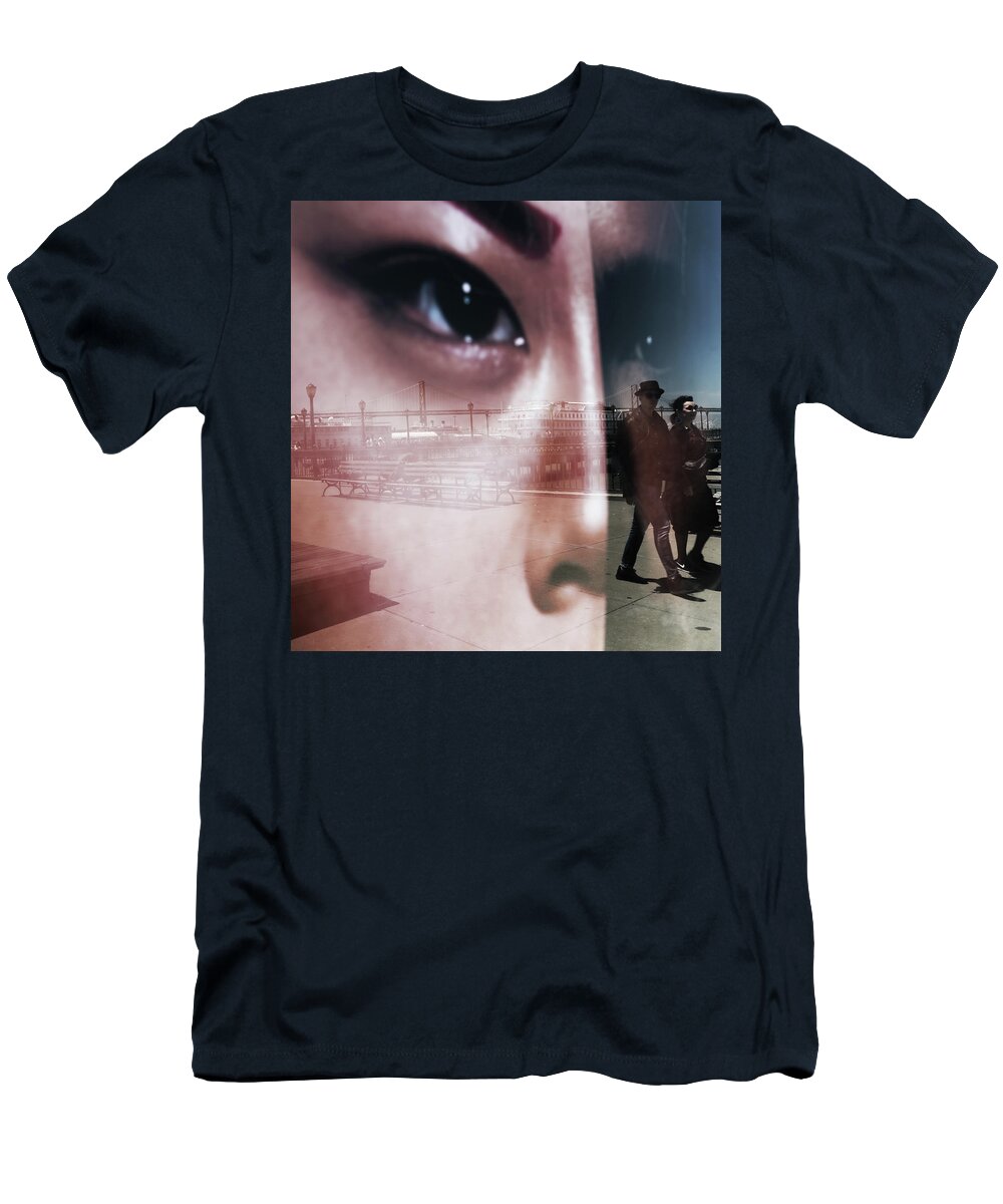 Street Photography T-Shirt featuring the photograph His New Bind by J C