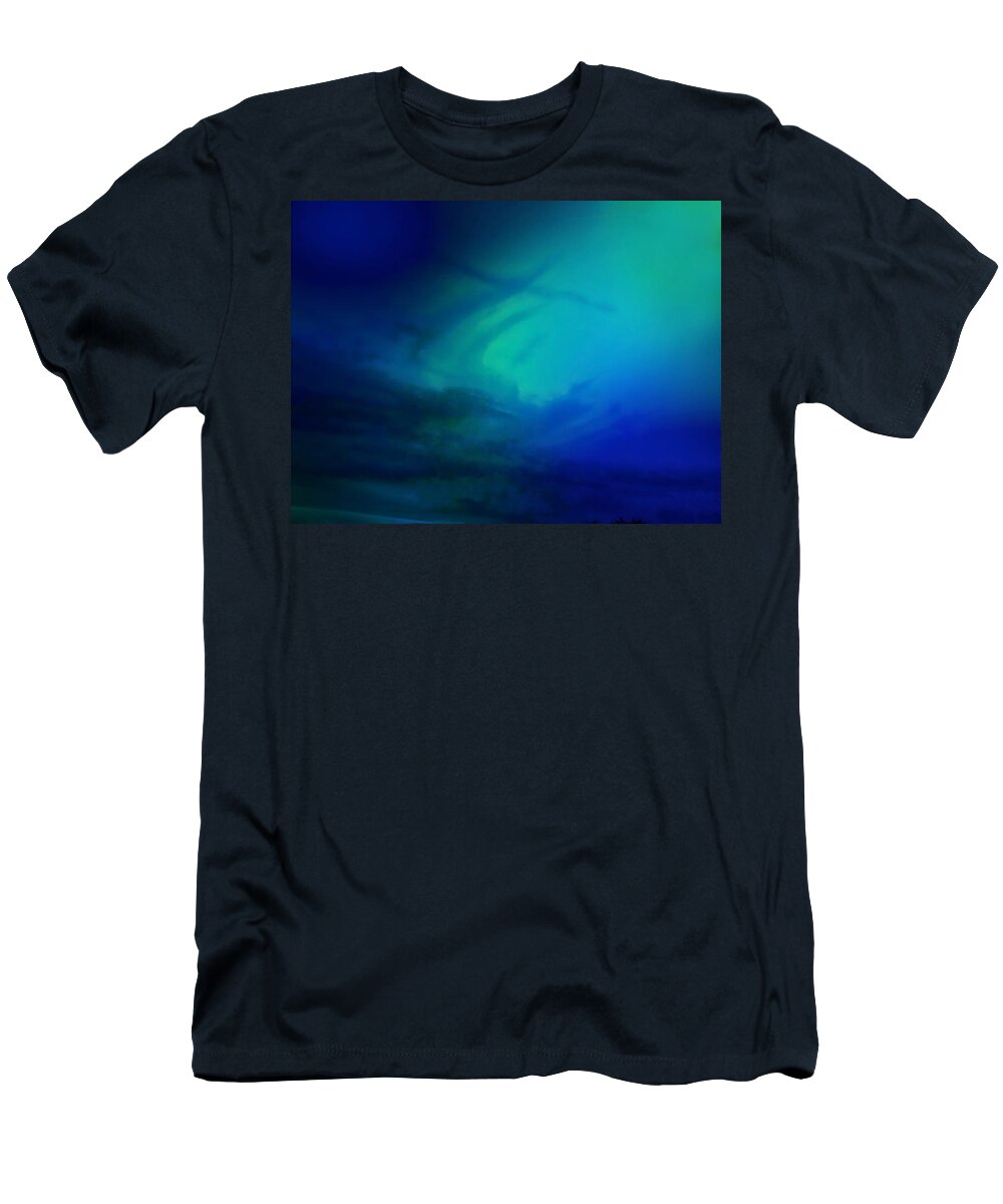 Abstract T-Shirt featuring the photograph Impending by Judy Kennedy