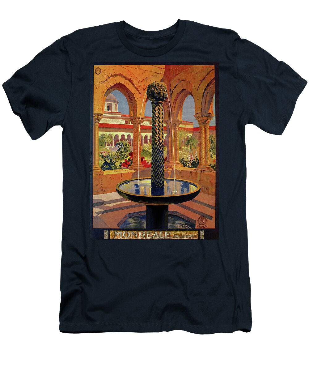 Monreale T-Shirt featuring the digital art Monreale by Long Shot