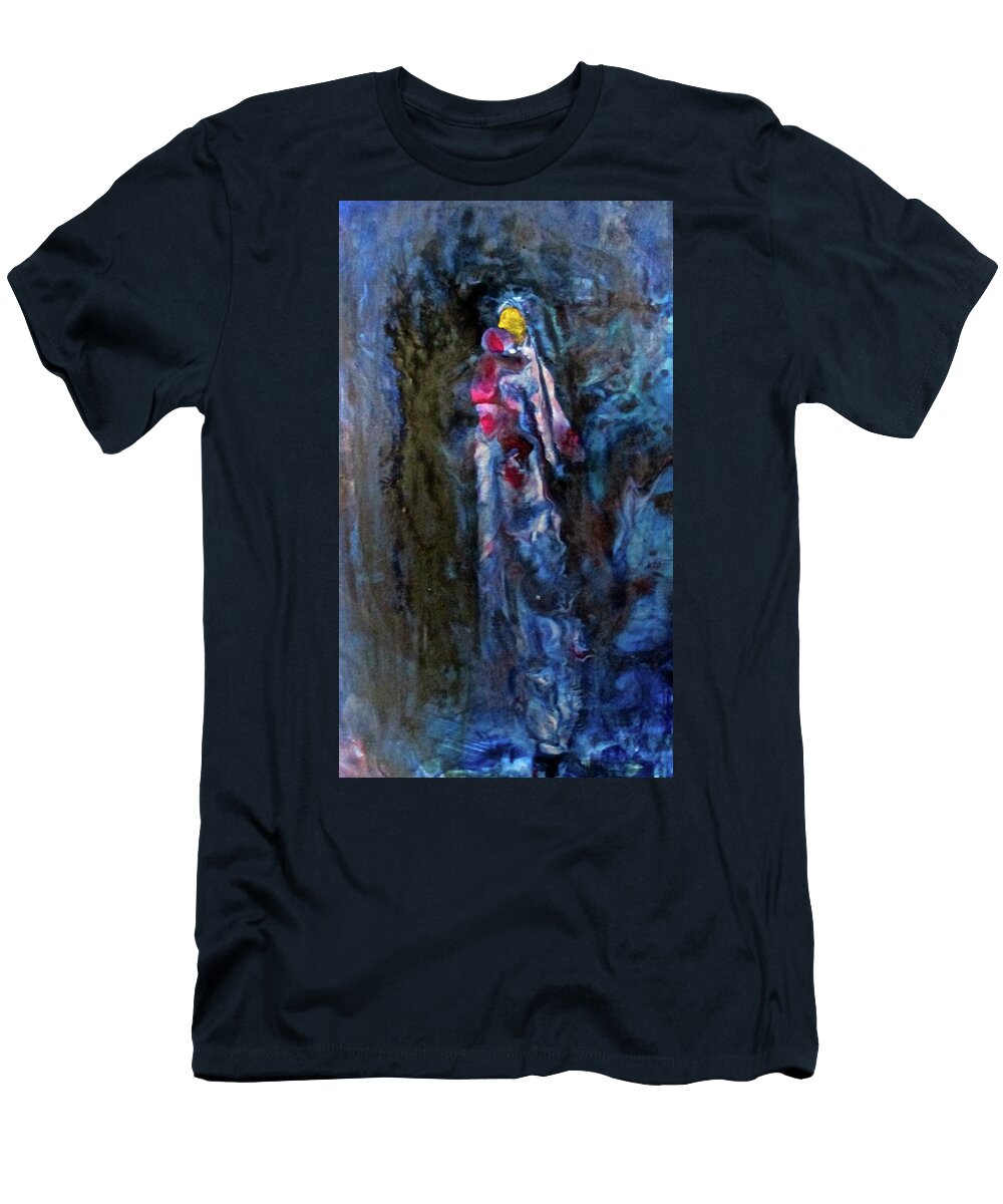 Woman T-Shirt featuring the painting Mother and Child Reunion by Janice Nabors Raiteri