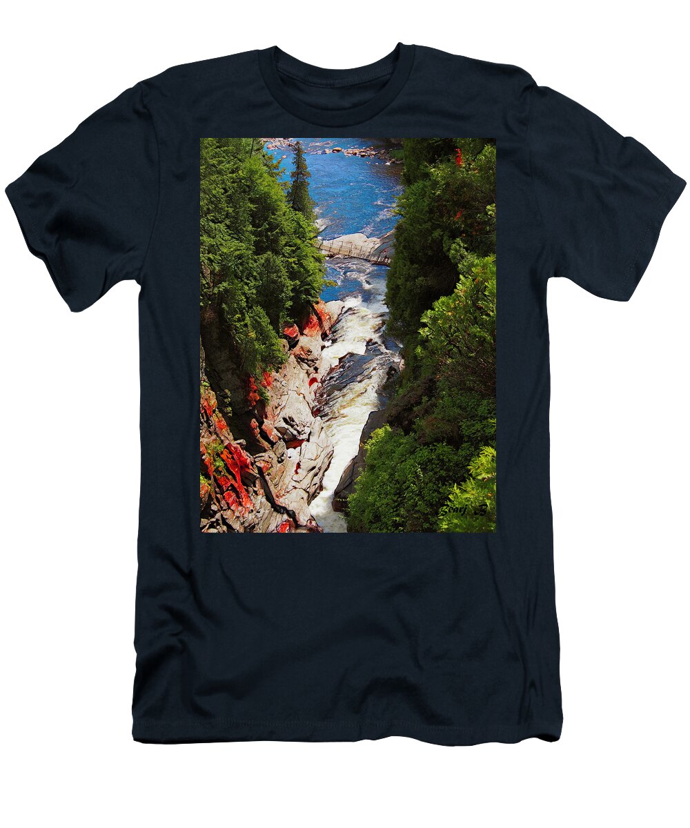  Sainte-anne River T-Shirt featuring the photograph Sainte Anne River by Bearj B Photo Art