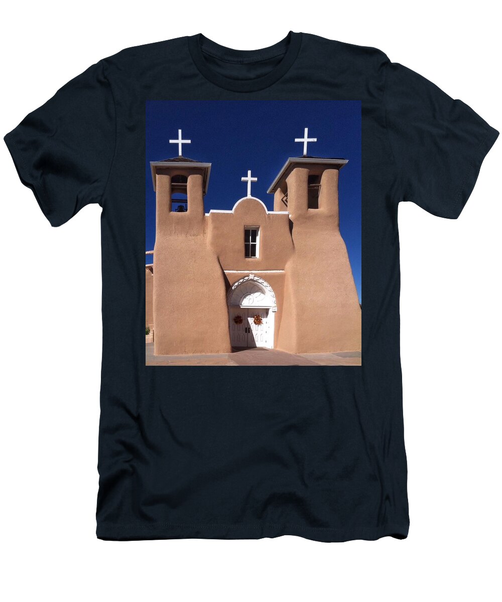 Church T-Shirt featuring the photograph San Francisco De Asis Church by Jerry Abbott