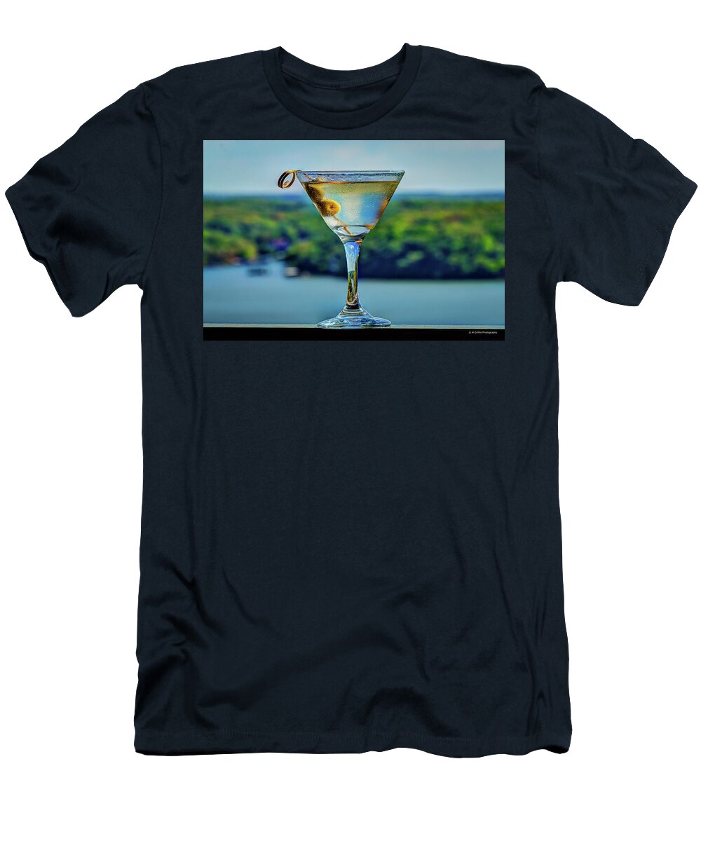 Food T-Shirt featuring the photograph The Martini by Al Griffin