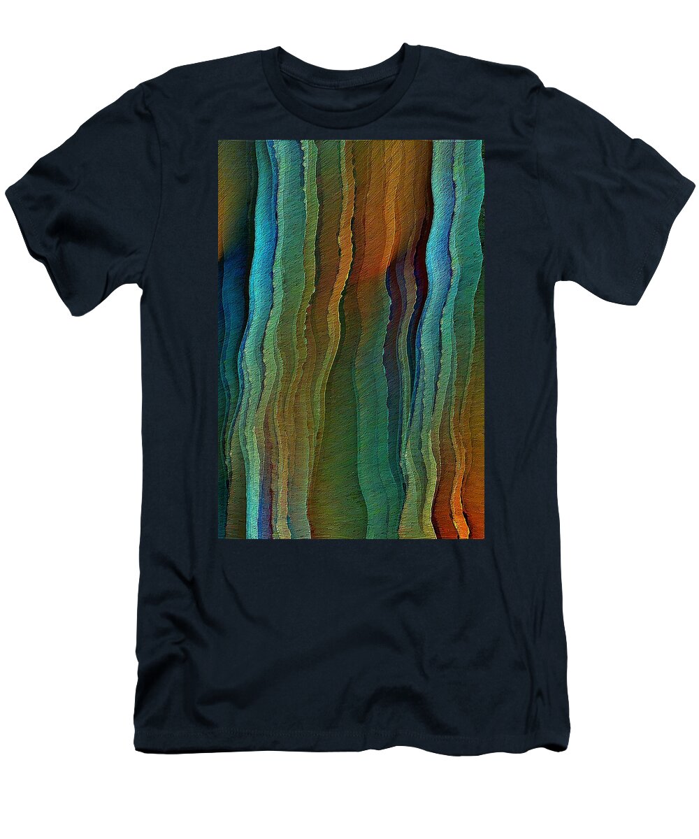 Ascending T-Shirt featuring the digital art Vents under the Sea by David Manlove