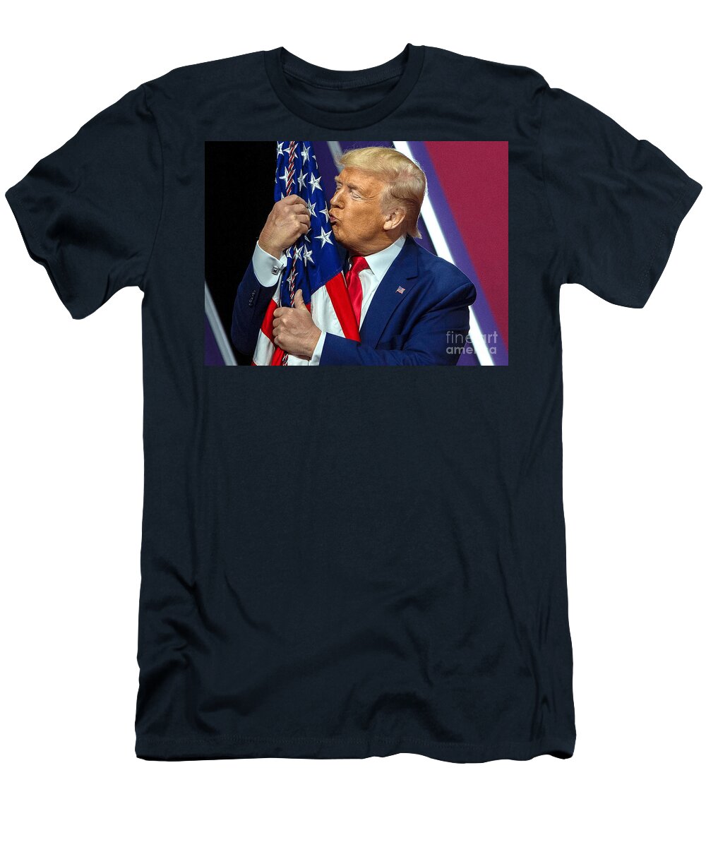 Donald T-Shirt featuring the photograph Donald Trump by Action