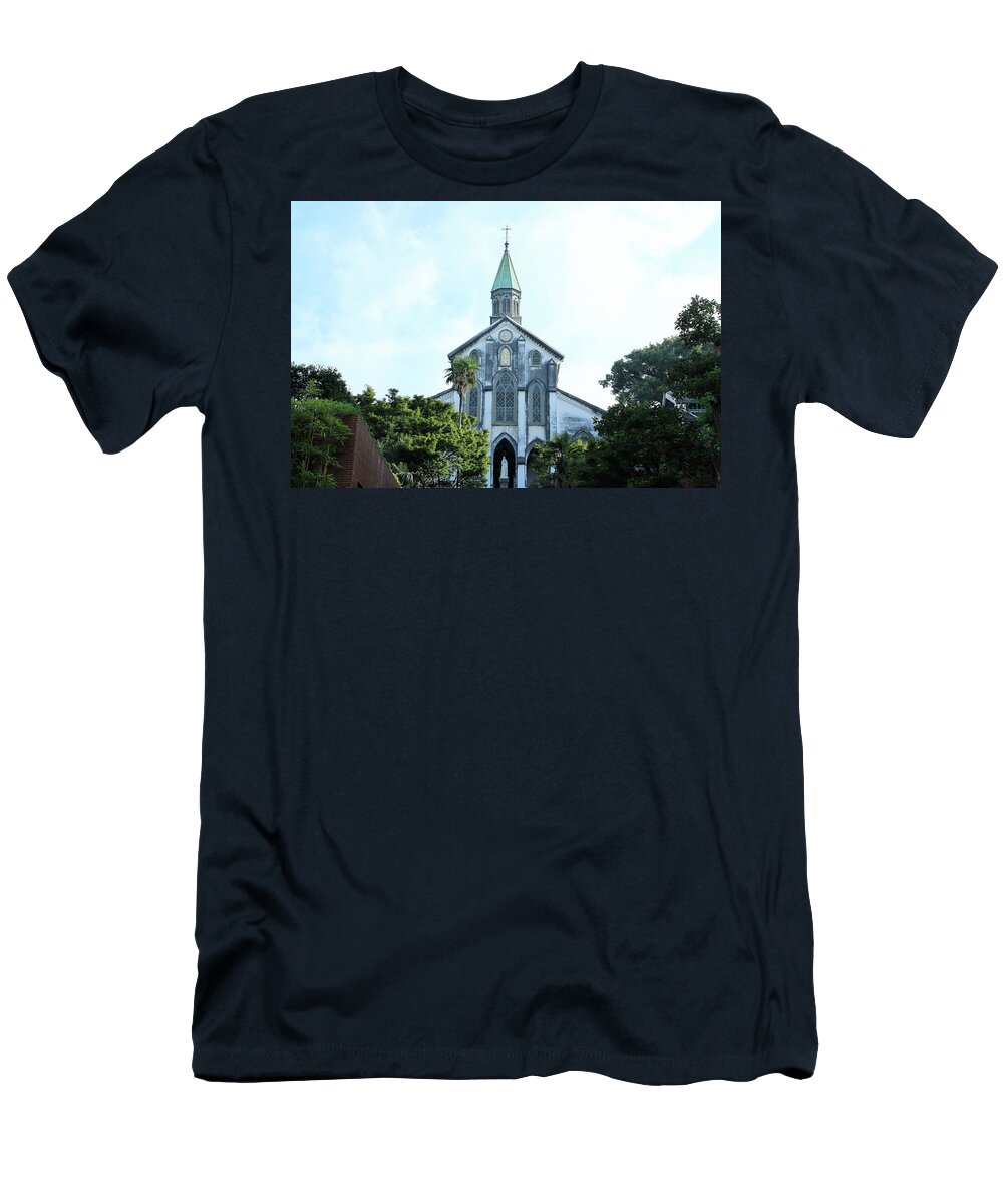 Oura Catholic Church T-Shirt featuring the photograph Oura Catholic Church #1 by Kaoru Shimada