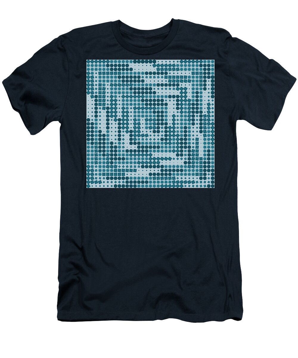 Abstract T-Shirt featuring the digital art Pattern 9 by Marko Sabotin