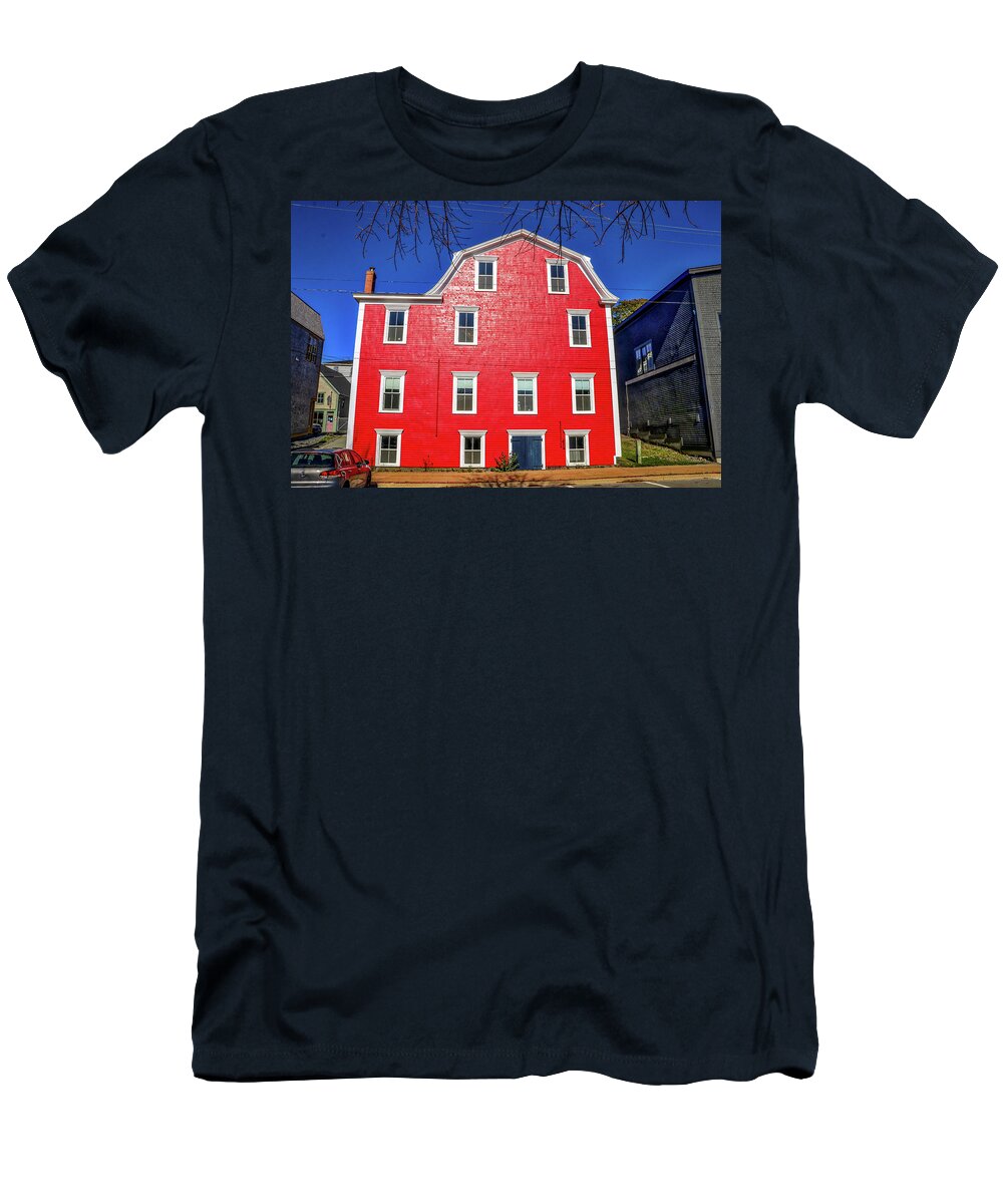 Mahone Bay Nova Scotia Canada T-Shirt featuring the photograph Mahone Bay Nova Scotia Canada #13 by Paul James Bannerman