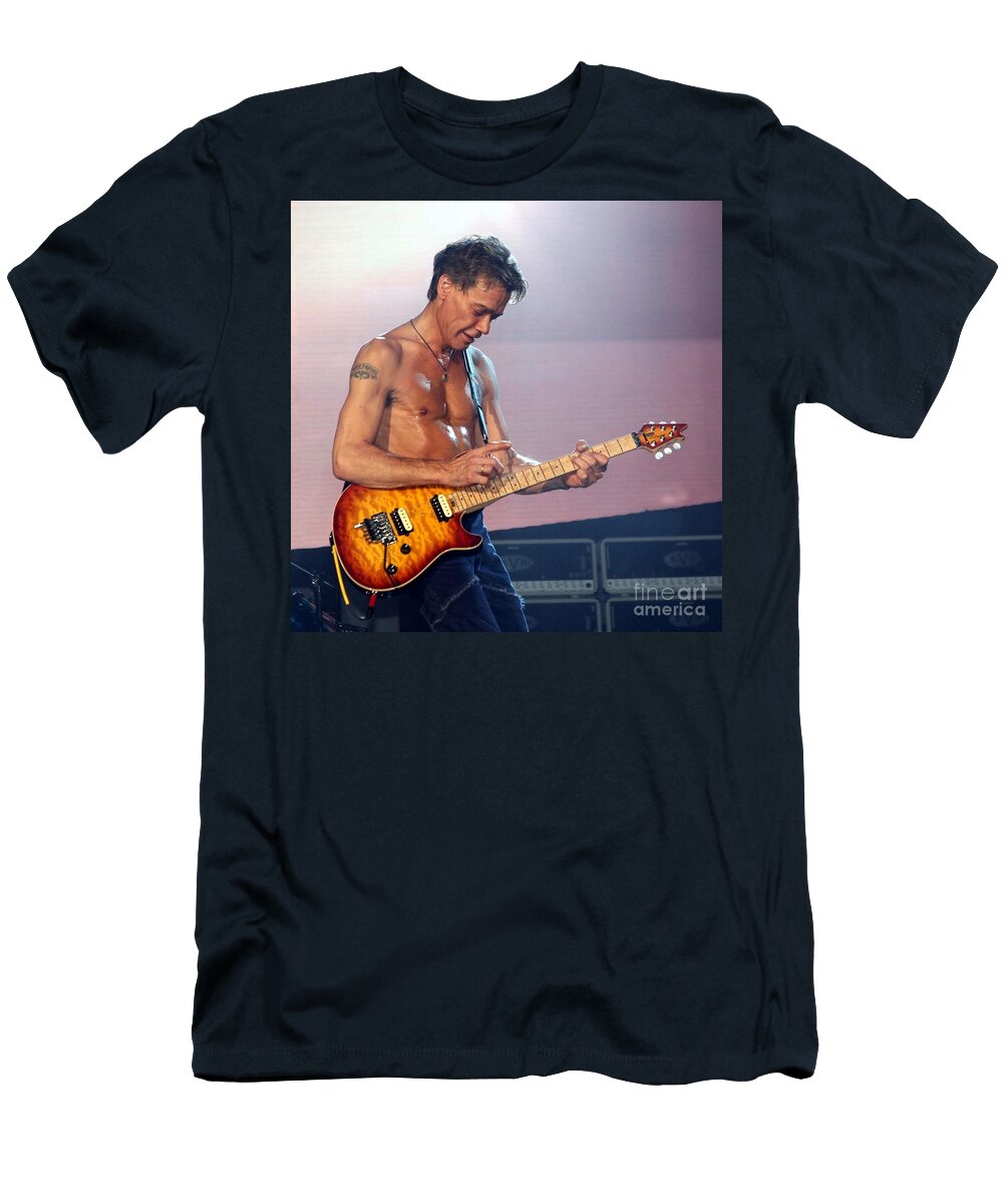 Eddie T-Shirt featuring the photograph Eddie Van Halen by Action