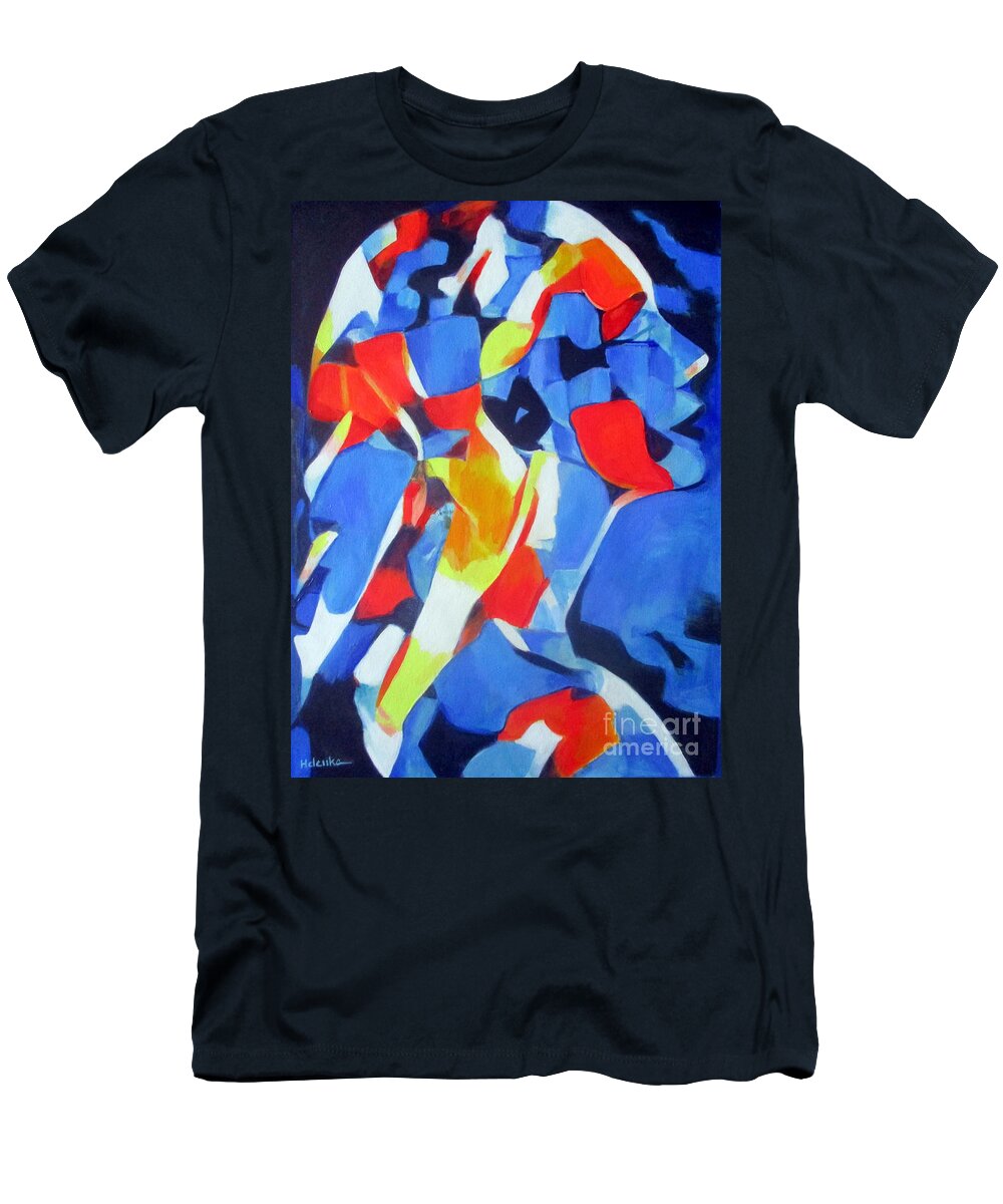 Art Portraits For Sale T-Shirt featuring the painting Timeless Reality #1 by Helena Wierzbicki