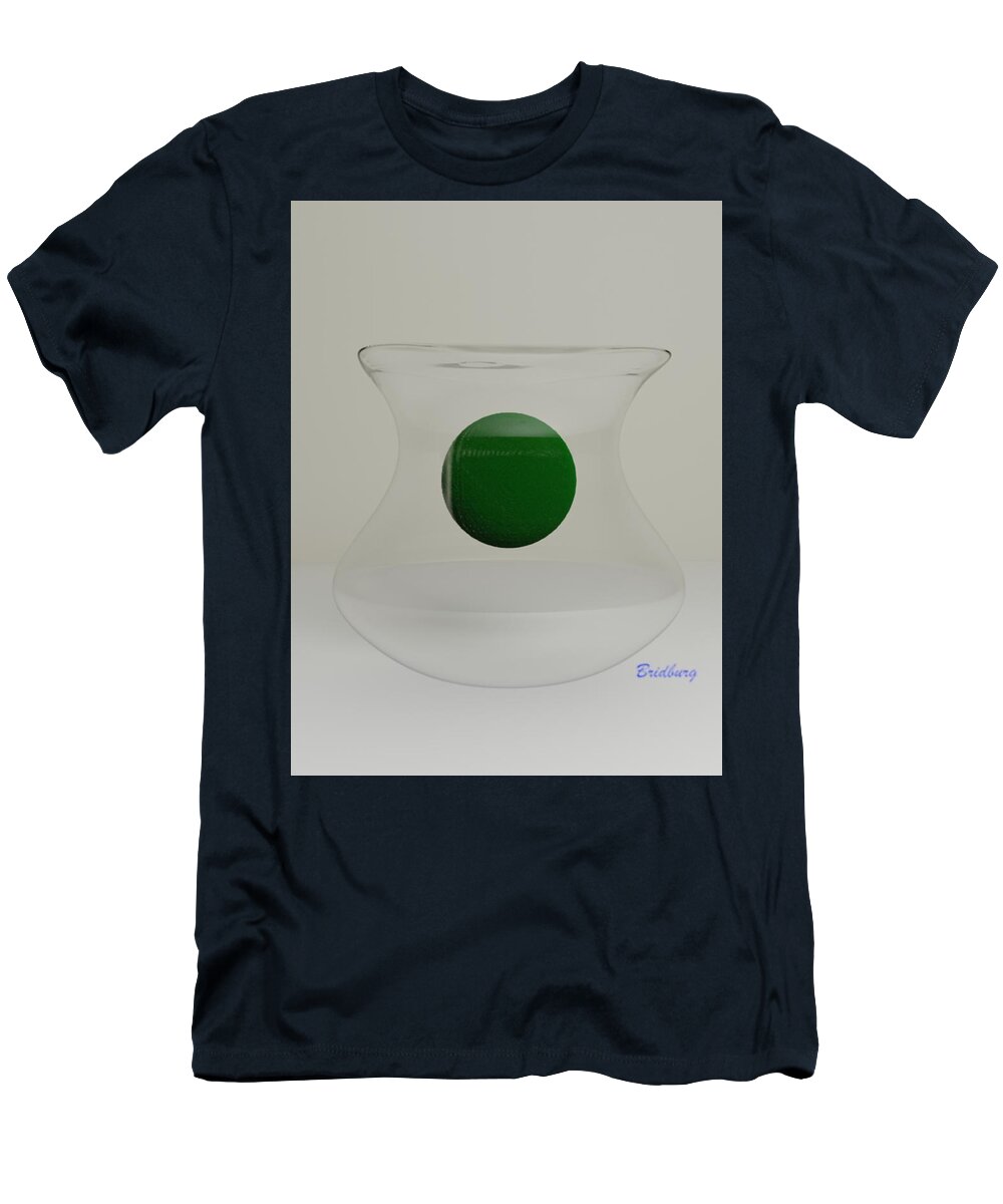 Nft T-Shirt featuring the digital art 201 Spittoon by David Bridburg
