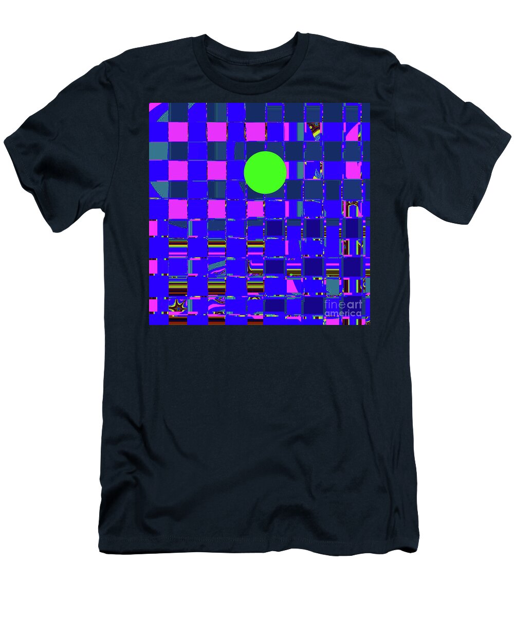  T-Shirt featuring the digital art 3-8-2010abcdefg by Walter Paul Bebirian