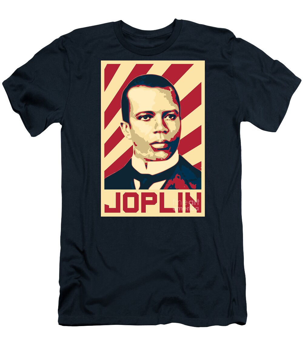 Scott T-Shirt featuring the digital art Scott Joplin by Filip Schpindel