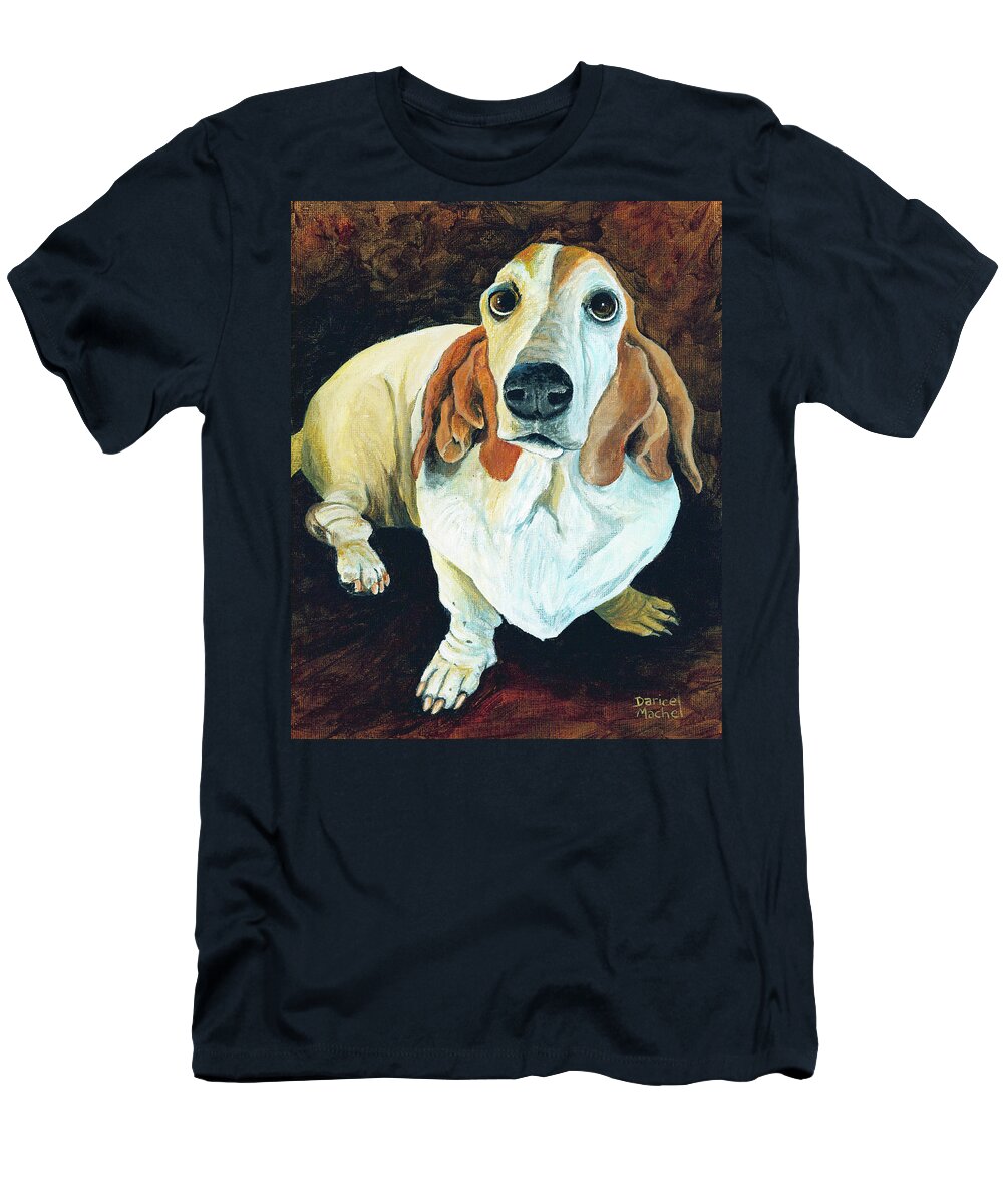 Dog T-Shirt featuring the painting Abigail by Darice Machel McGuire