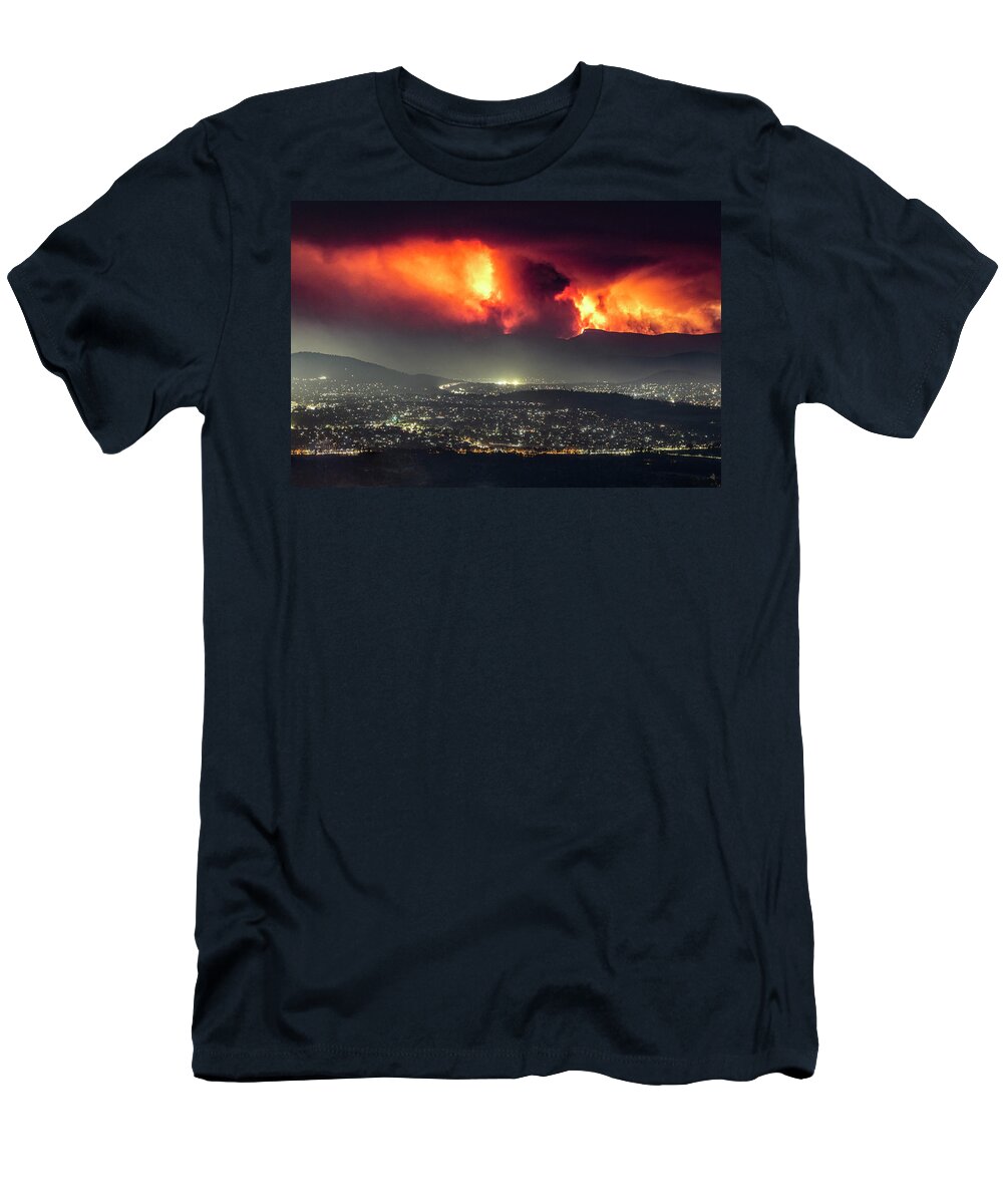 Orroral Bushfires T-Shirt featuring the photograph Apocalypse by Ari Rex