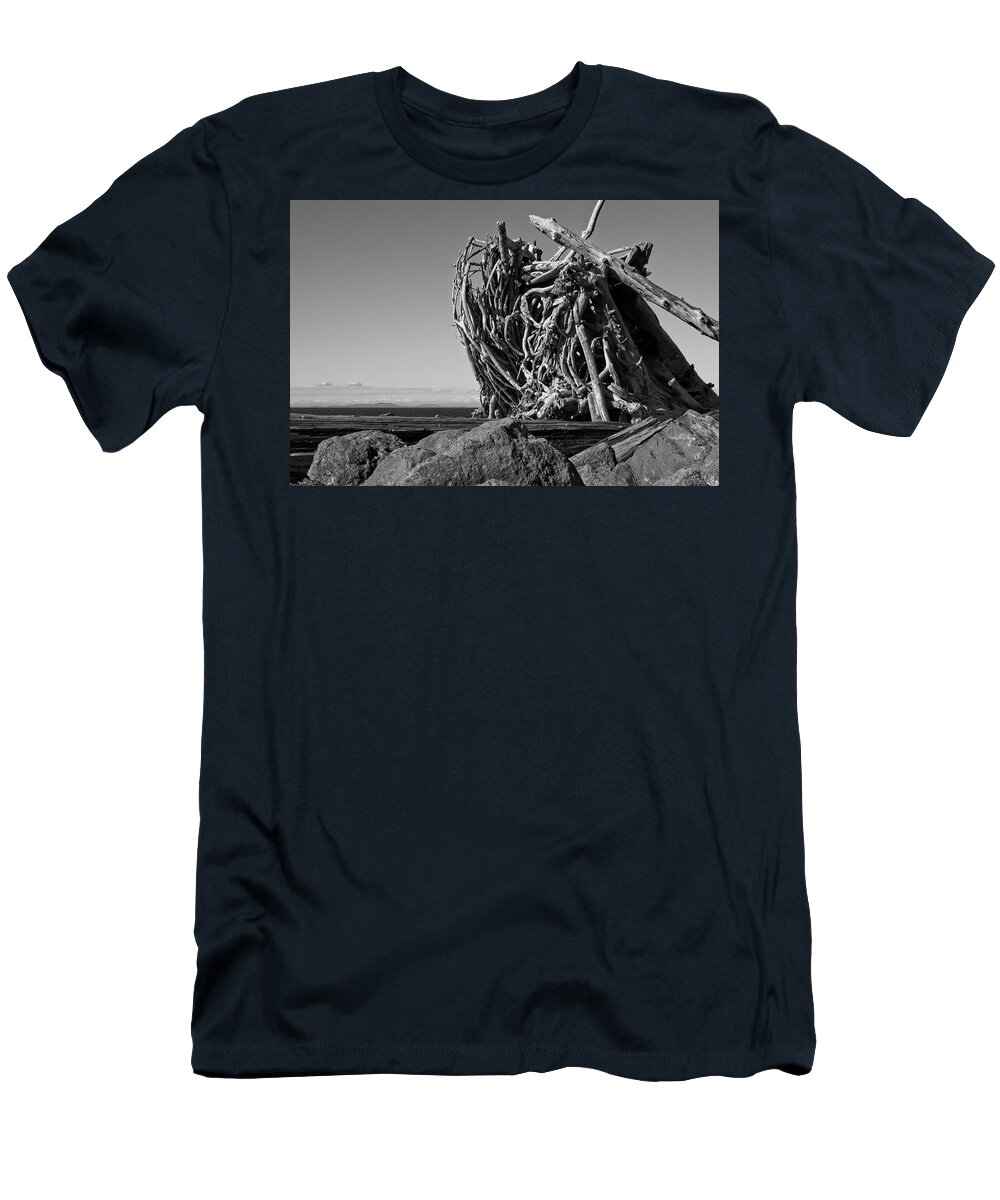 Art T-Shirt featuring the photograph Bleached Wood #4 by Loren Gilbert