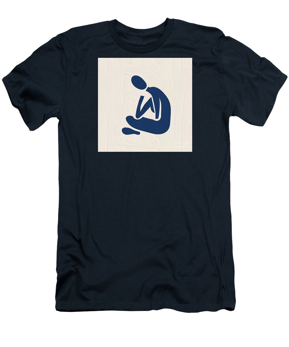 Henri Matisse T-Shirt featuring the painting Blue Figure by Modern Art