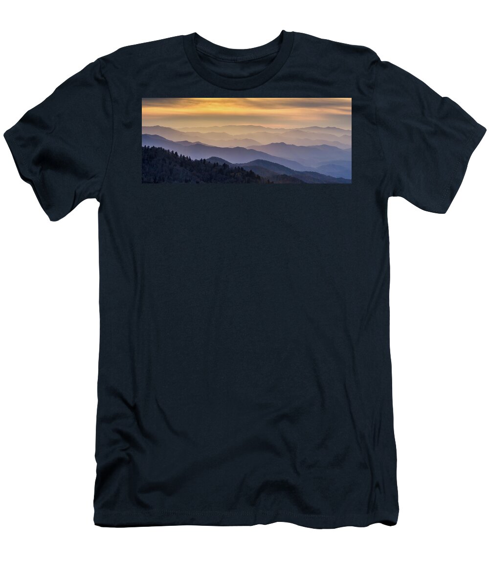 Blue Ridge Mountains T-Shirt featuring the photograph Blue Ridge Layers by Eric Albright