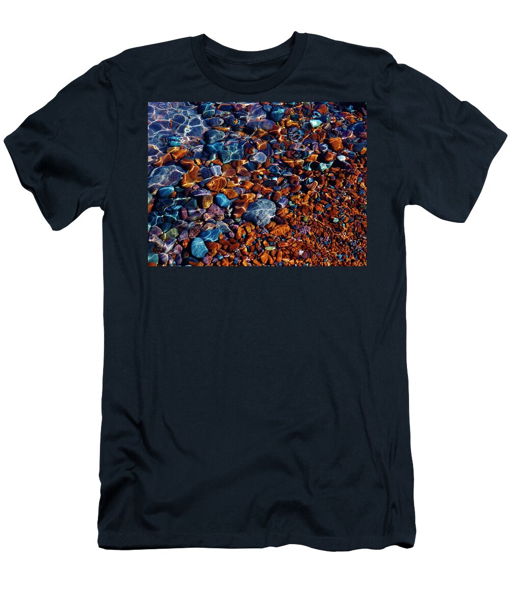  T-Shirt featuring the photograph Blue Water by Michelle Hauge