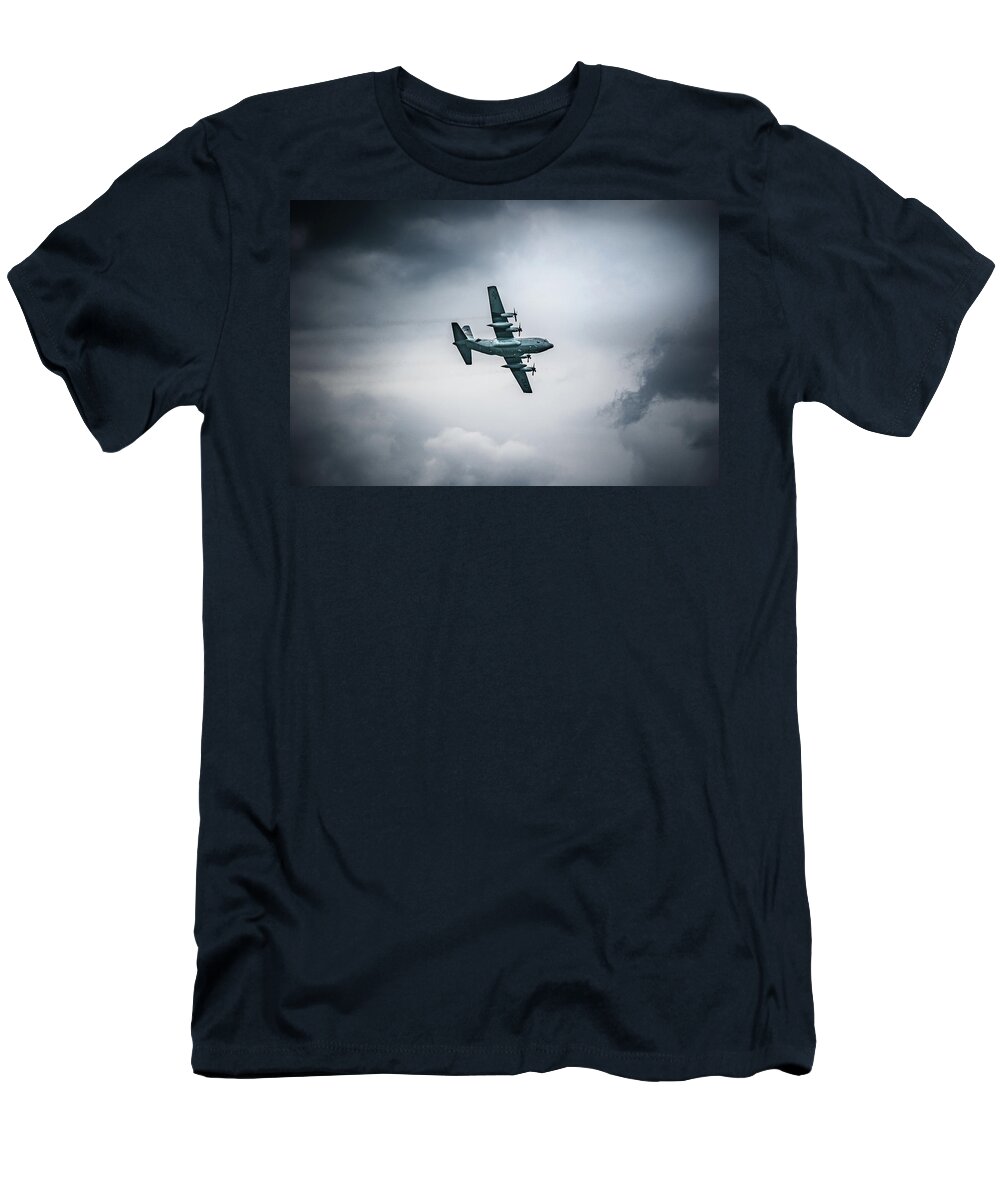 Aircraft T-Shirt featuring the photograph C130 Hercules 4 by Michele Wingo