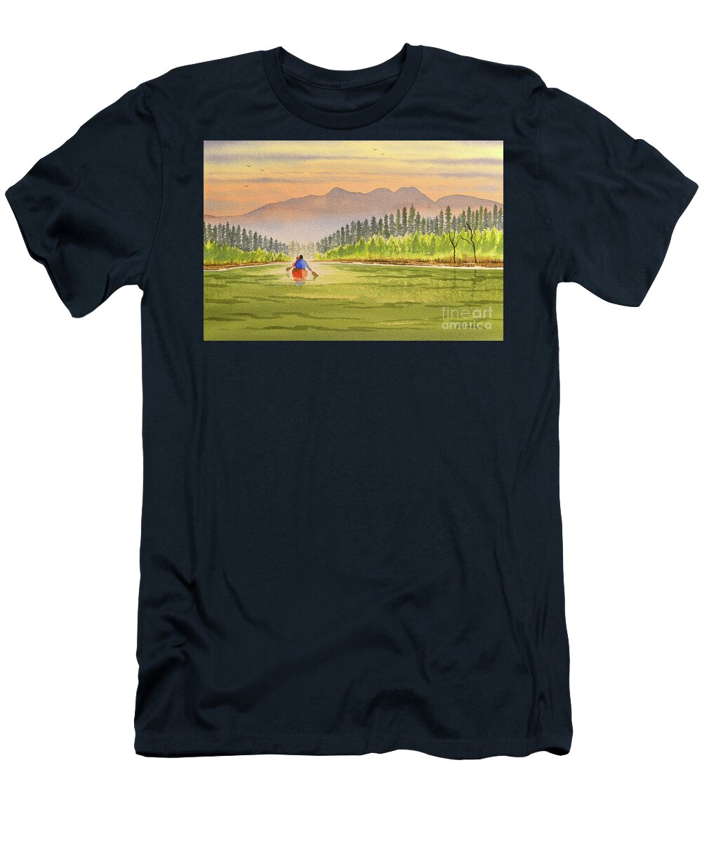 entanglement Saga tavle Canoeing The Yukon River T-Shirt by Bill Holkham - Pixels