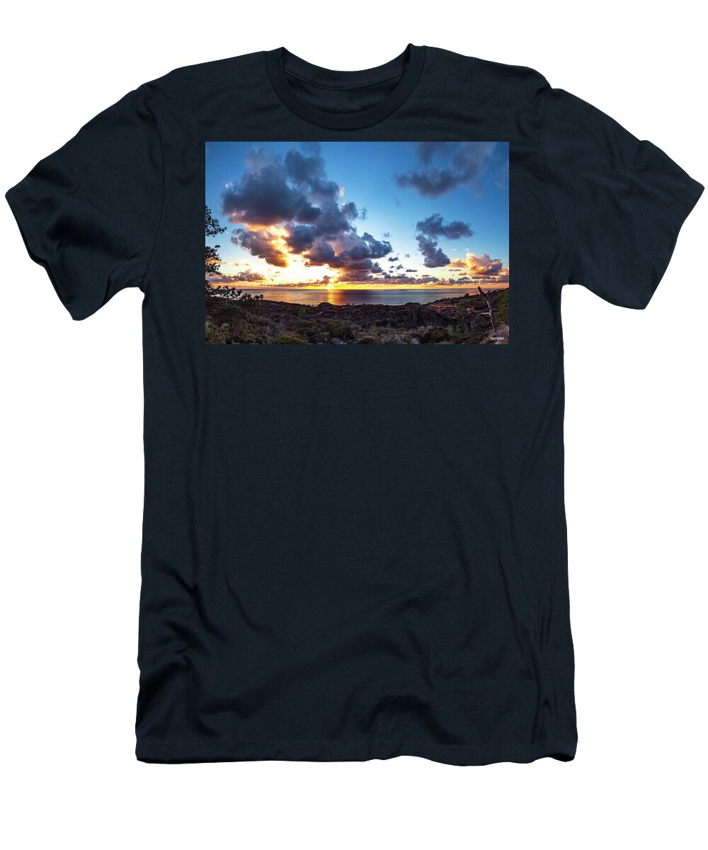 Sunset T-Shirt featuring the photograph Chasing Clouds by Ryan Huebel
