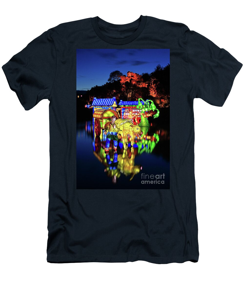 Chinese T-Shirt featuring the photograph Chinese garden by Frederic Bourrigaud