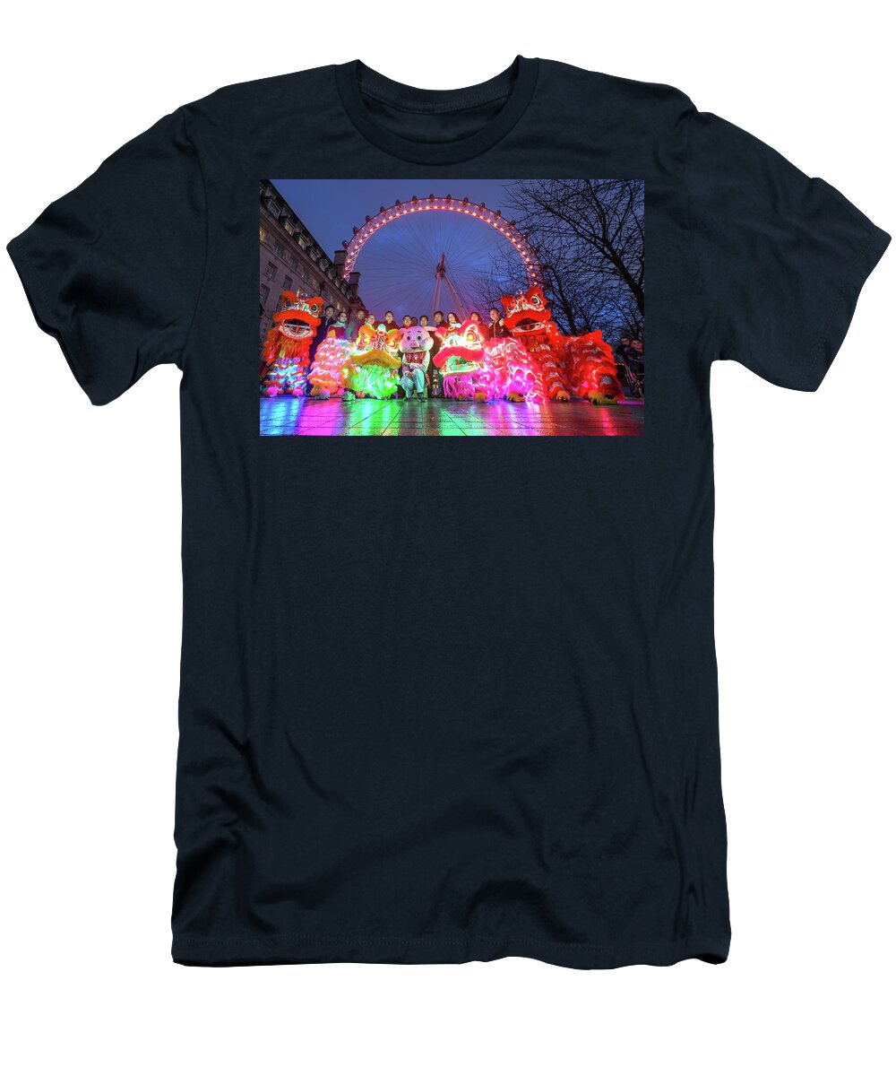 Chinese T-Shirt featuring the photograph Chinese New Year 2019 by Andrew Lalchan